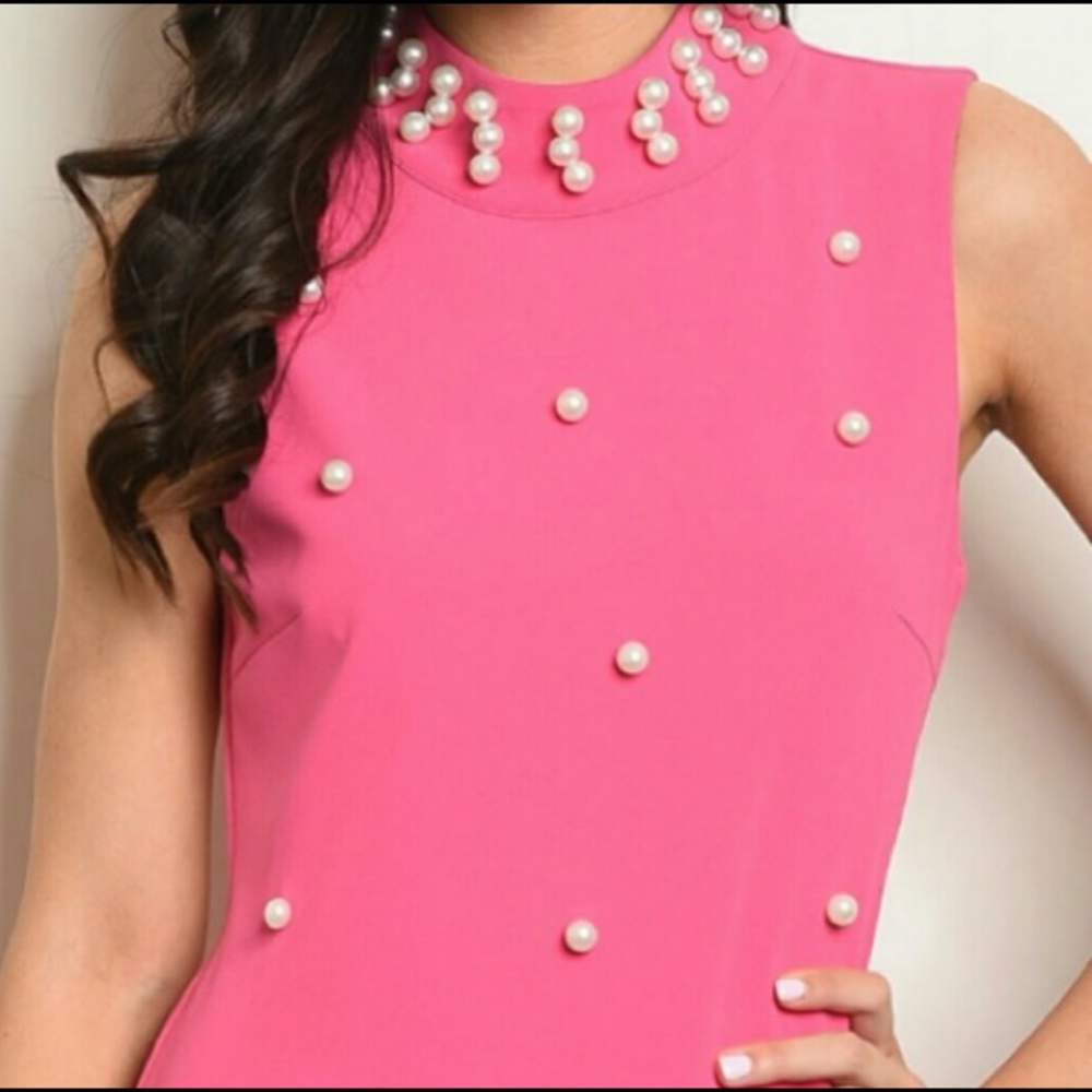 Pearl Shift Dress  1 Medium Left - Picture 2 of 6